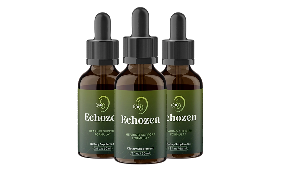 Echozen natural hearing support supplement bottles